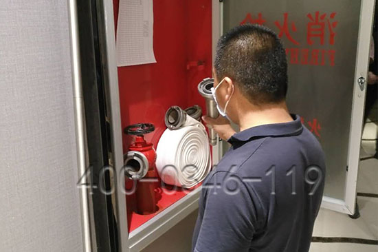 消防栓移位施工与室内消火栓间距示意